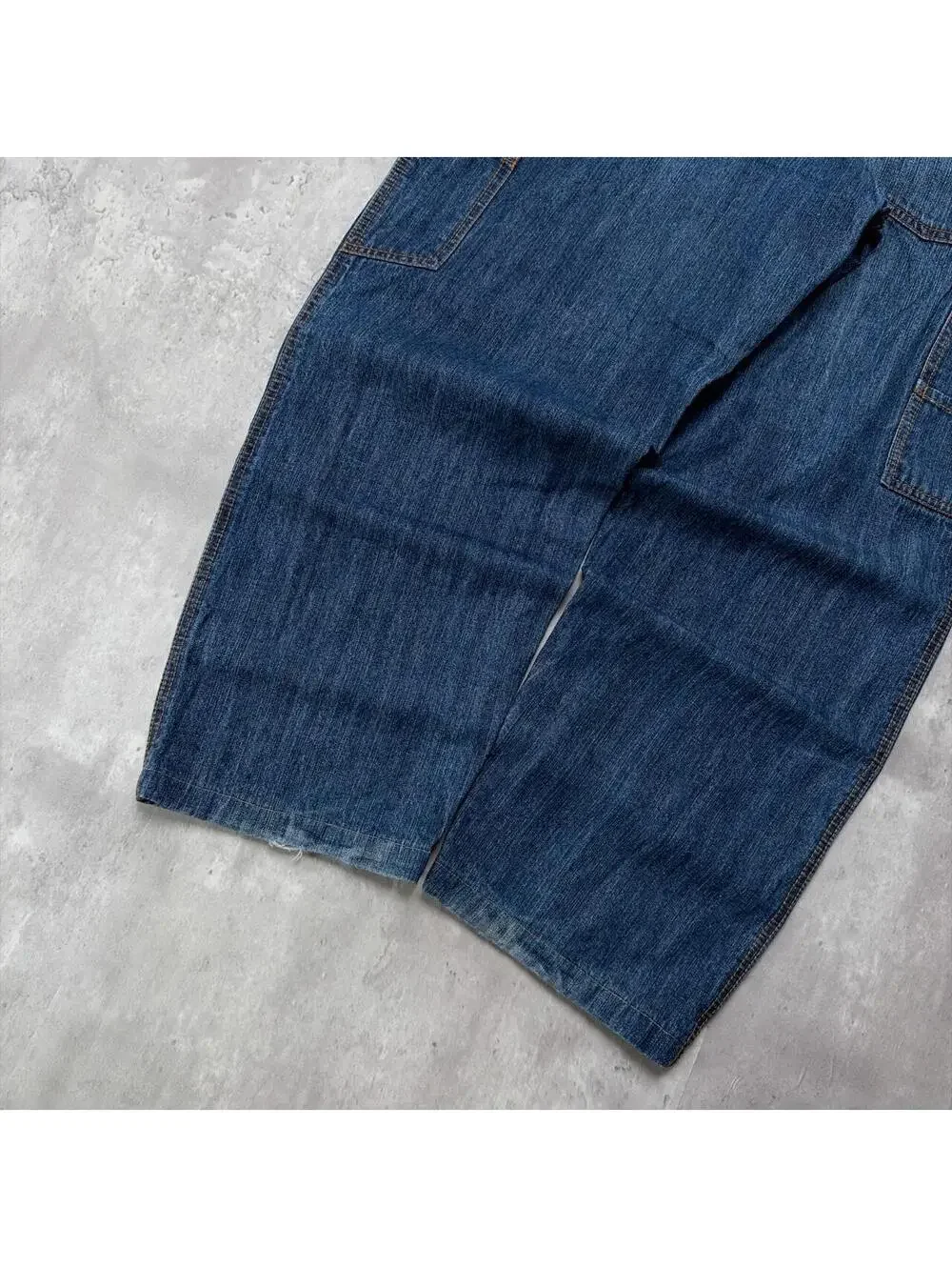 Y2K Dark Wash Rocawear Grunge Baggy Carpenter Denim Jeans